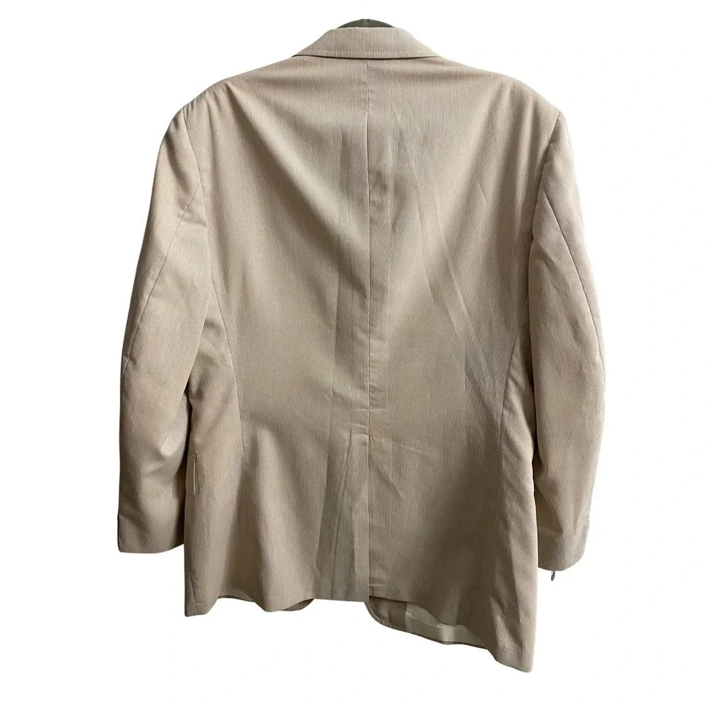 60-70s VTG Varsity Style The Cambridge Shop Mens Tan Blazer Sport Coat Jacket 42